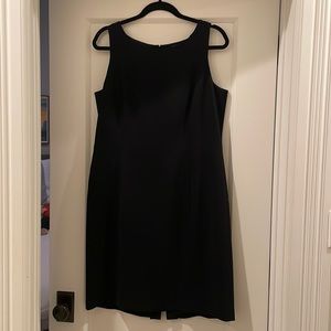 Ann Taylor Black Sleeveless Mini Shift Dress - Size 14P